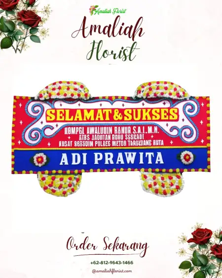 Papan Bunga Ucapan Selamat Josenan